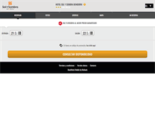 Tablet Screenshot of hotelsolysombra.com